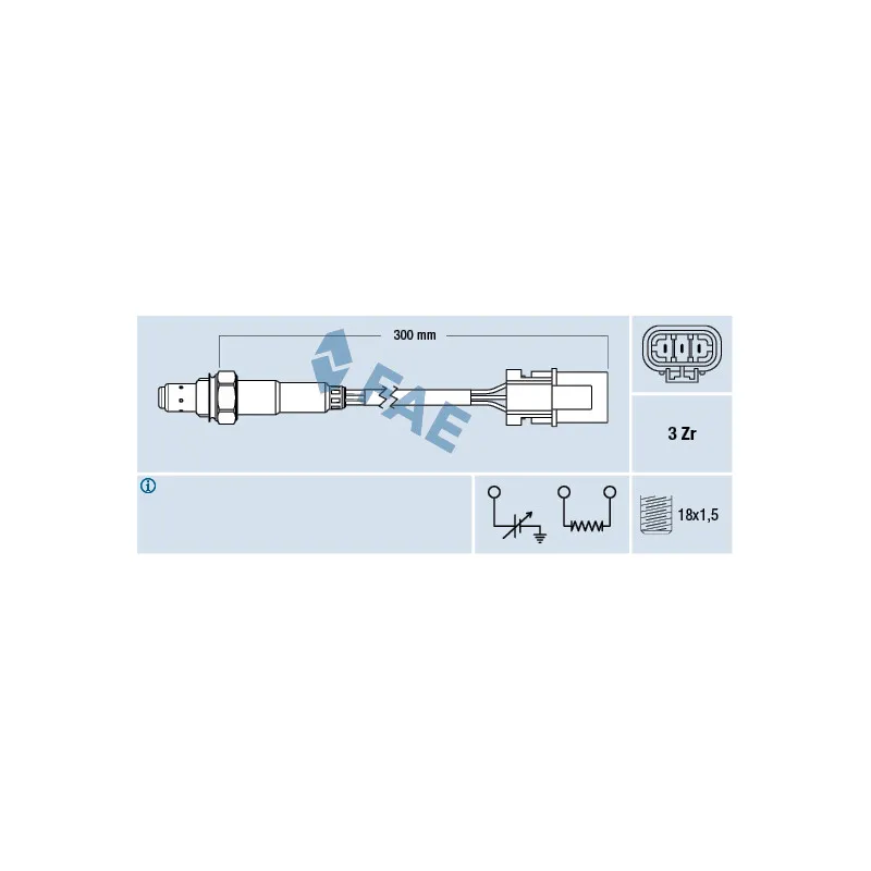 Sonde lambda FAE 77228