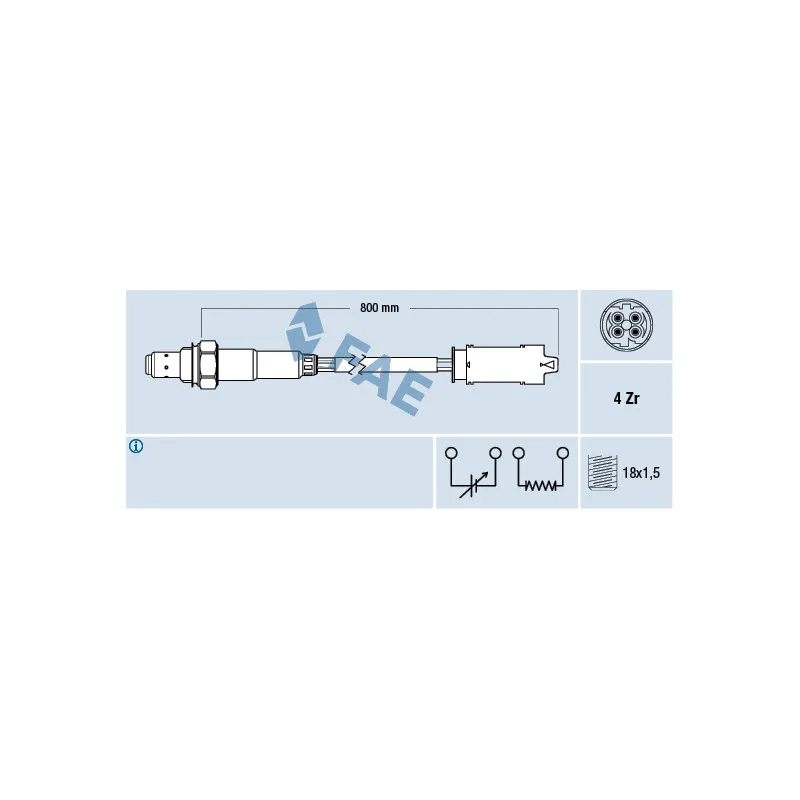Sonde lambda FAE 77237