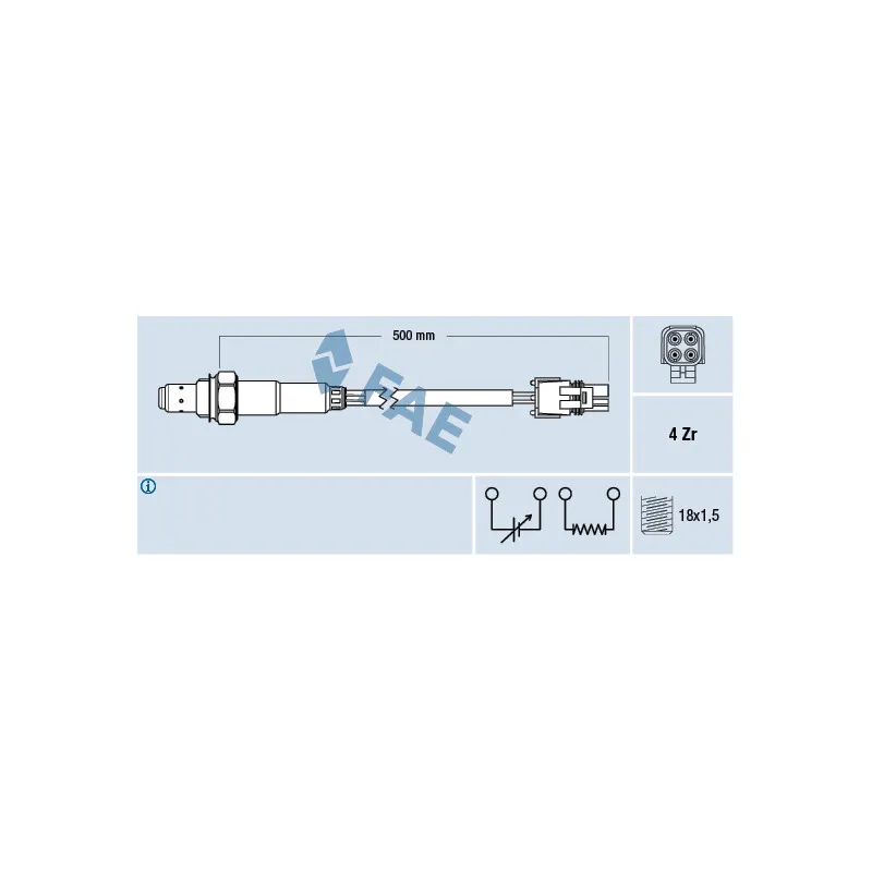 Sonde lambda FAE 77259