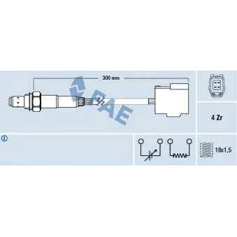 Sonde lambda FAE 77261