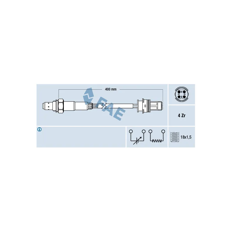Sonde lambda FAE 77267