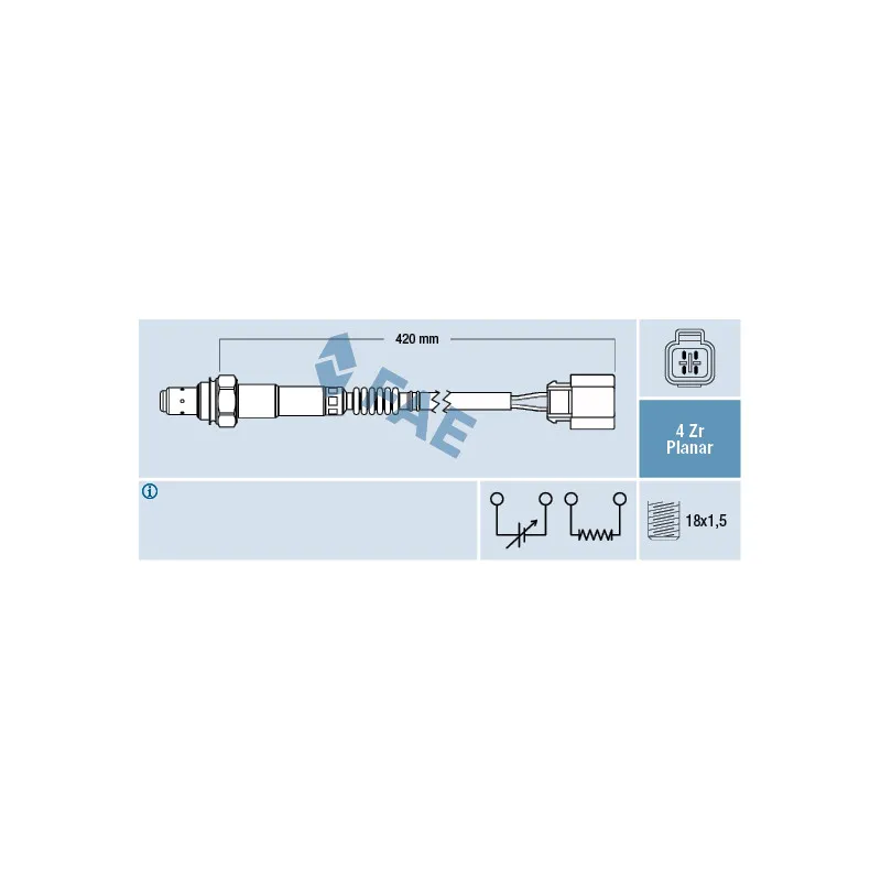 Sonde lambda FAE 77288