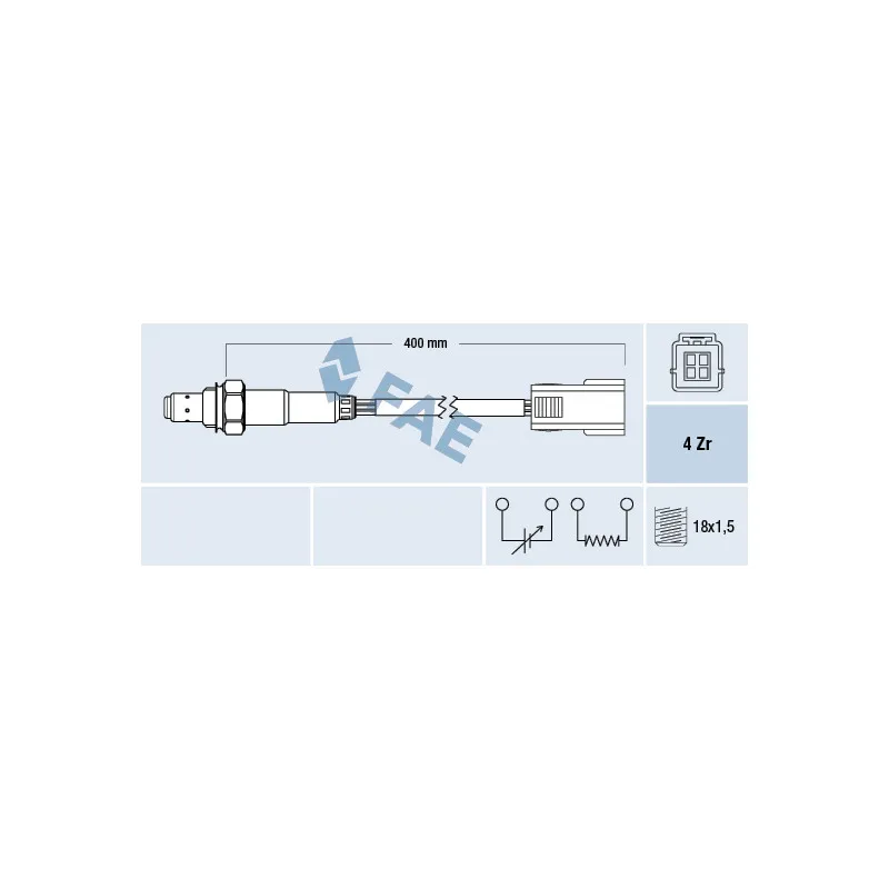 Sonde lambda FAE 77298
