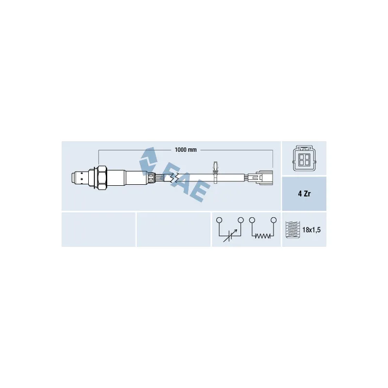 Sonde lambda FAE 77299