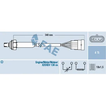 Sonde lambda FAE