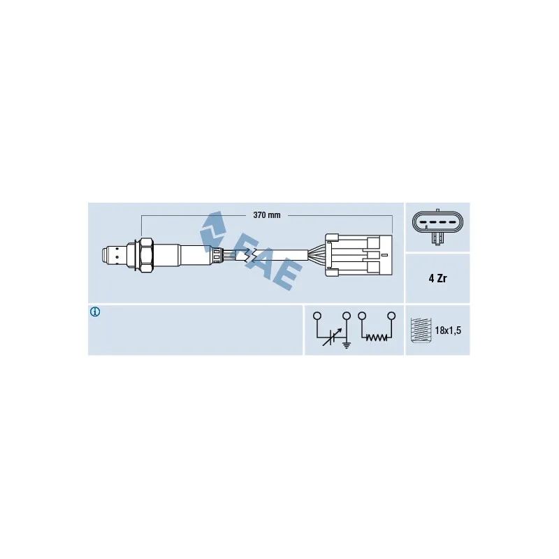 Sonde lambda FAE 77309
