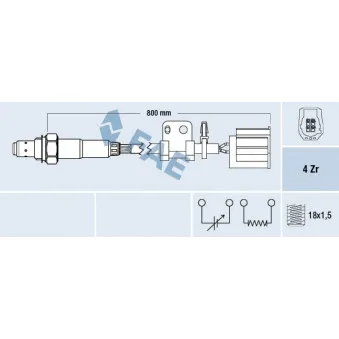 Sonde lambda FAE 77315