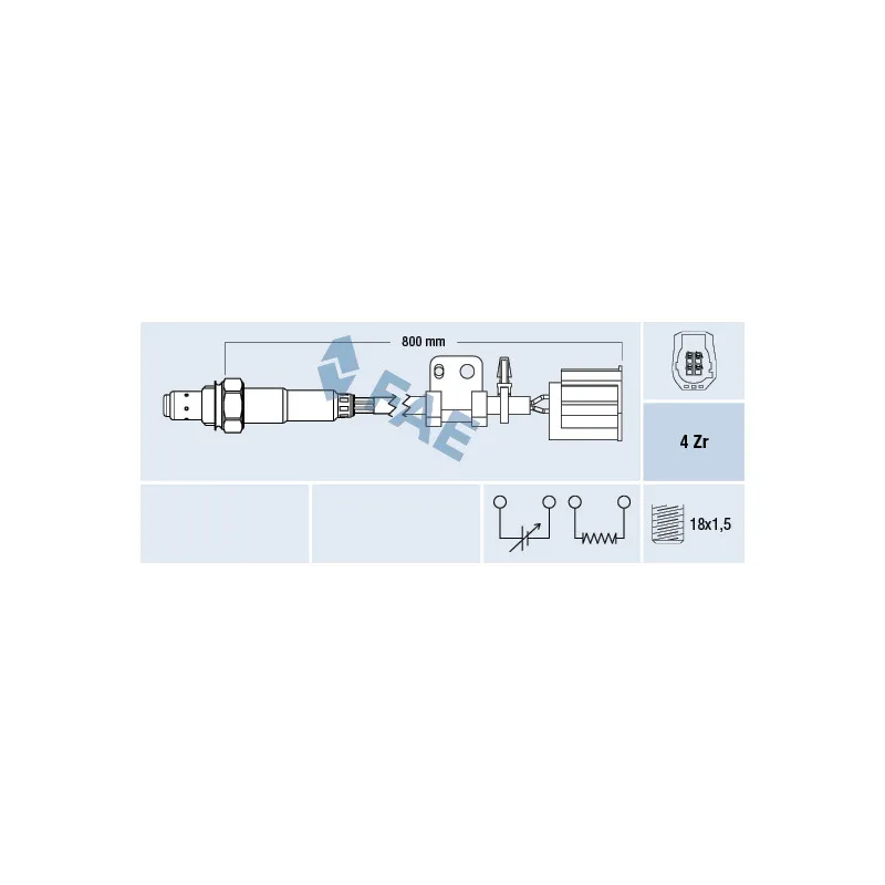 Sonde lambda FAE 77315