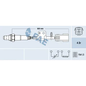 Sonde lambda FAE 77319