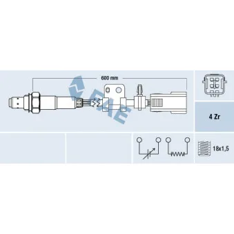 Sonde lambda FAE 77321