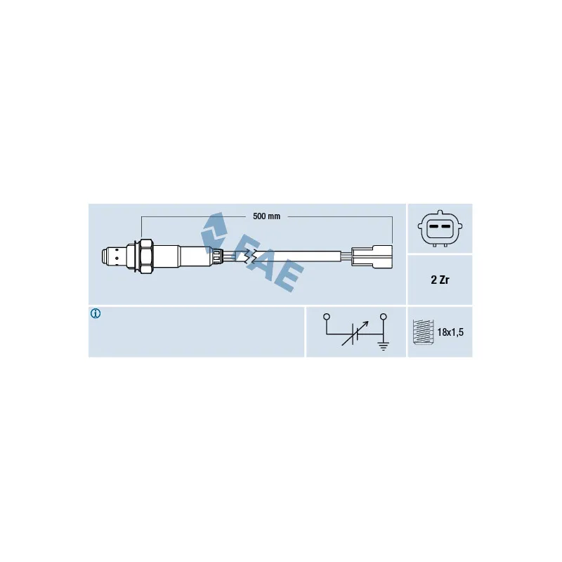 Sonde lambda FAE 77324