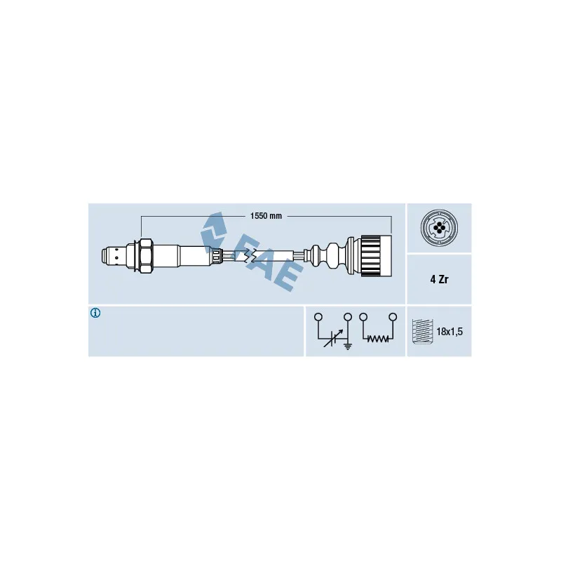 Sonde lambda FAE 77337