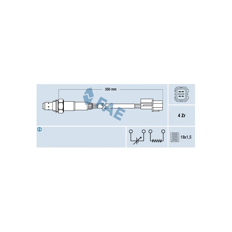 Sonde lambda FAE 77343