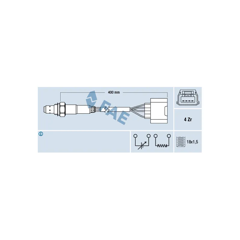 Sonde lambda FAE 77345
