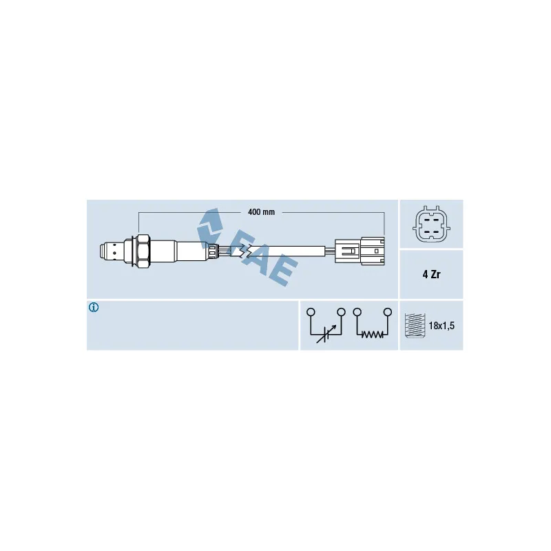 Sonde lambda FAE 77346