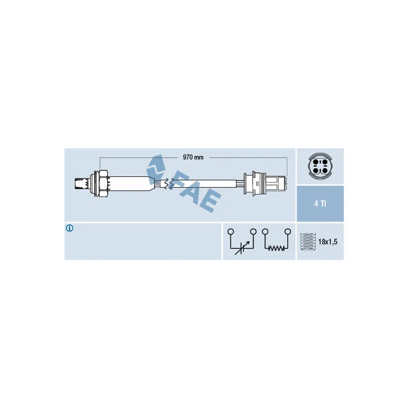 Sonde lambda FAE 77354