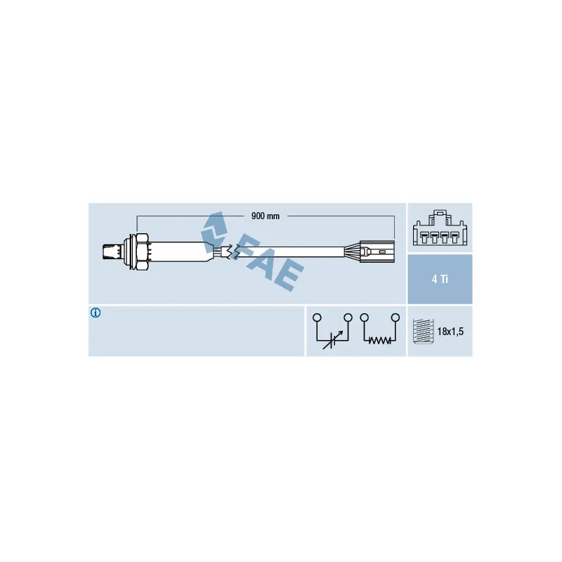 Sonde lambda FAE 77356