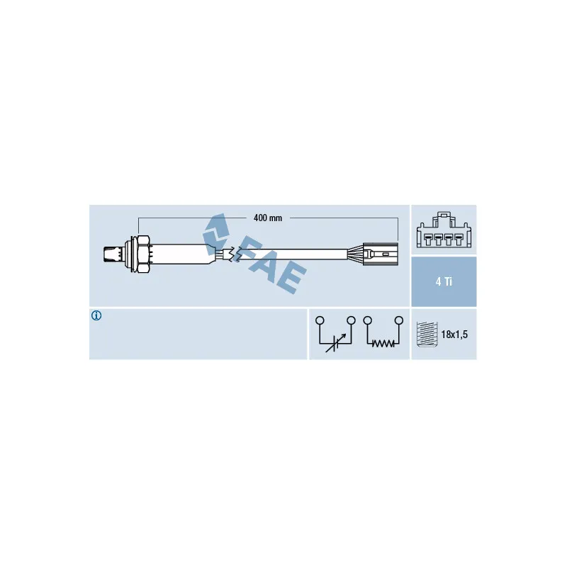Sonde lambda FAE 77357