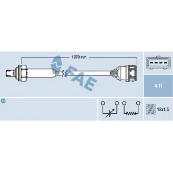 Sonde lambda FAE 77359