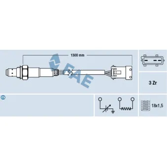 Sonde lambda FAE 77370