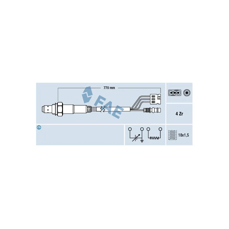 Sonde lambda FAE 77379