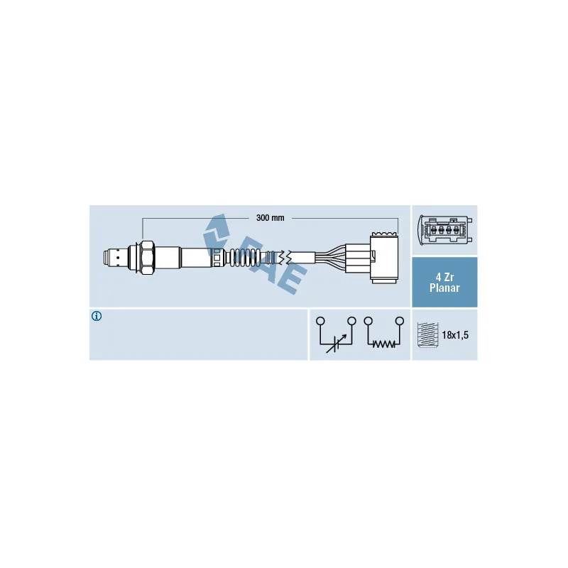 Sonde lambda FAE 77426