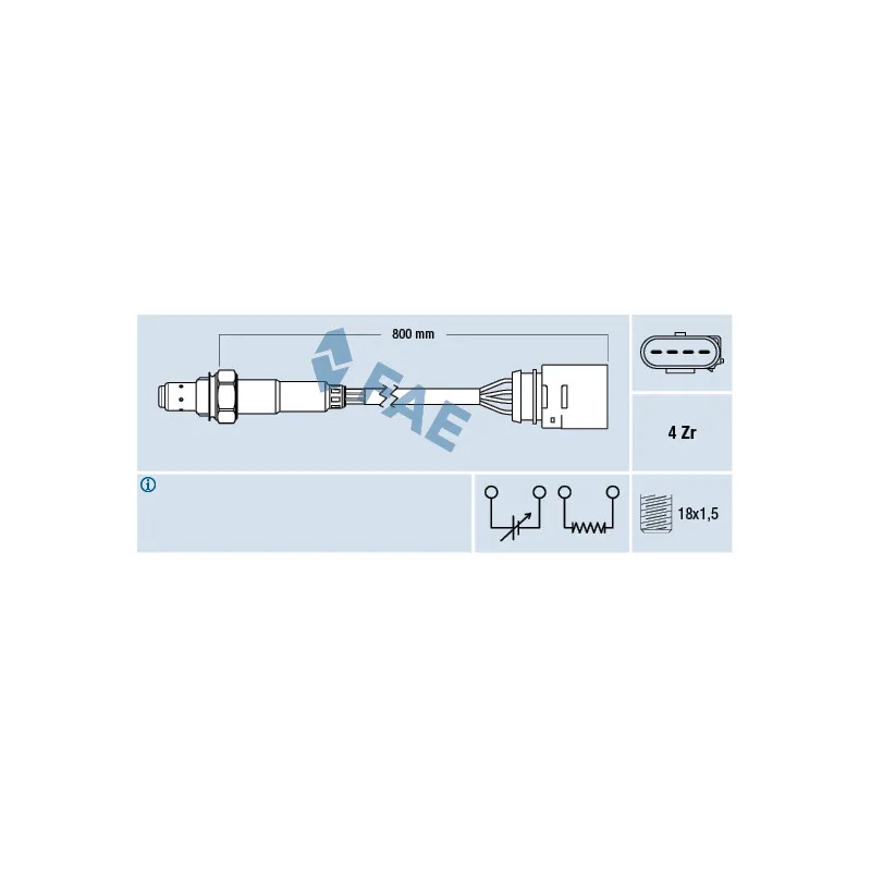 Sonde lambda FAE 77436