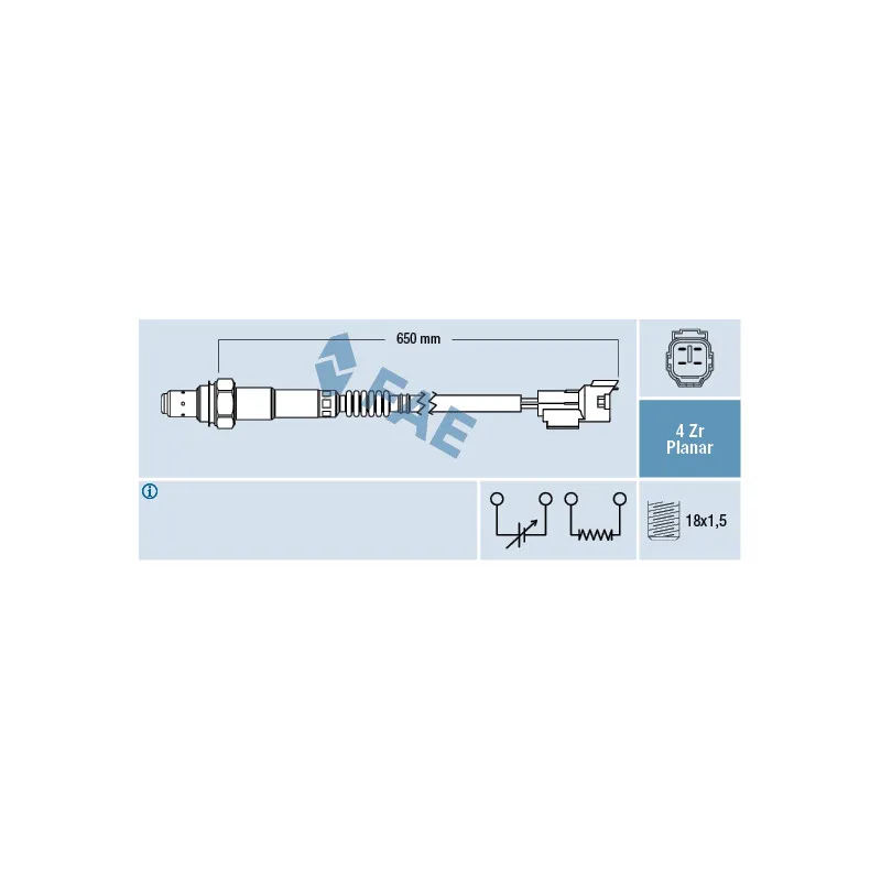 Sonde lambda FAE 77500