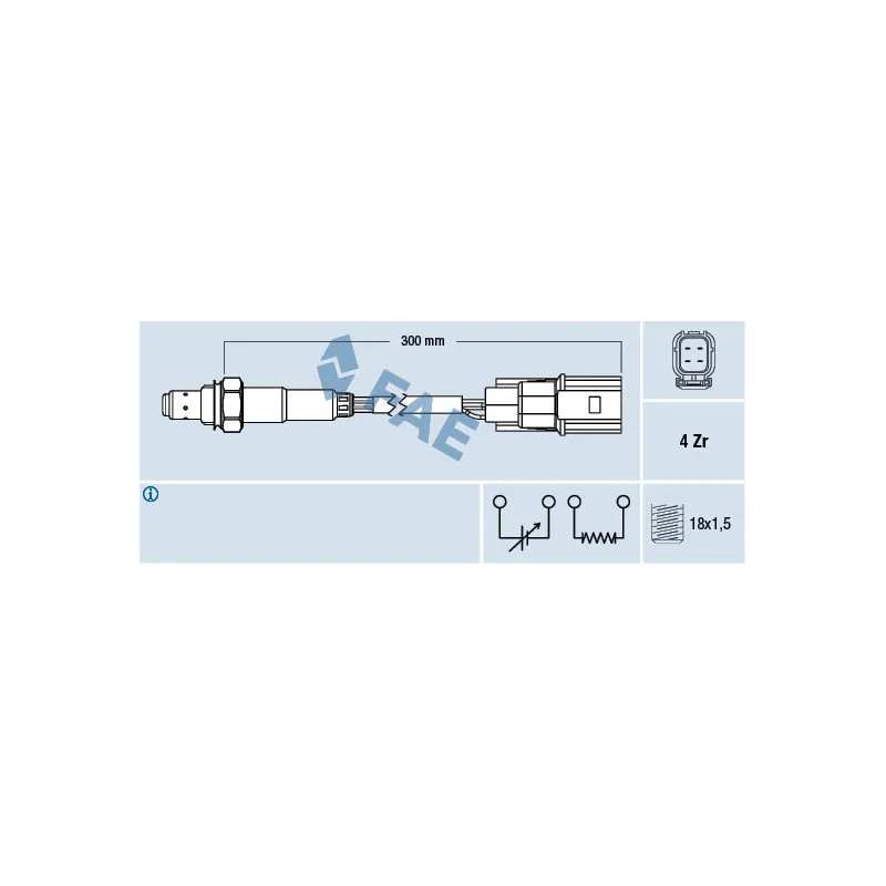Sonde lambda FAE 77502