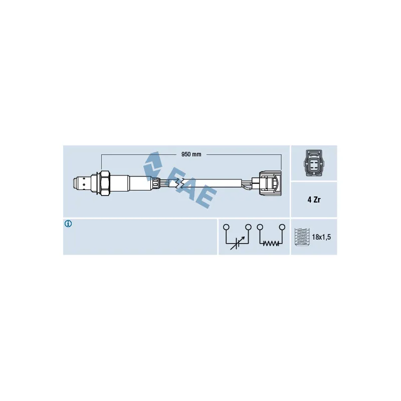 Sonde lambda FAE 77520