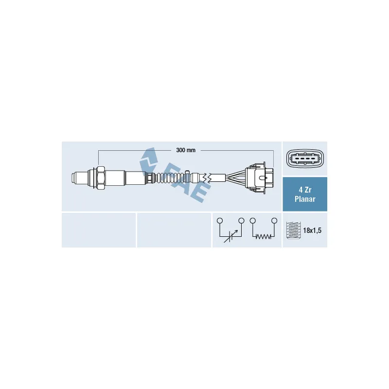 Sonde lambda FAE 77575