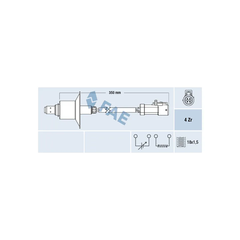 Sonde lambda FAE 77577