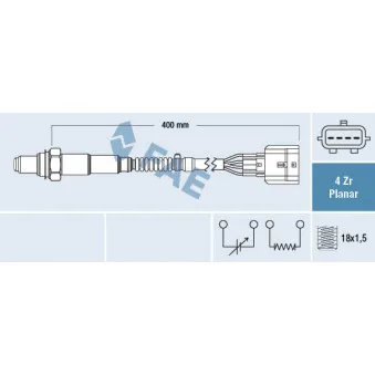 Sonde lambda FAE 77579