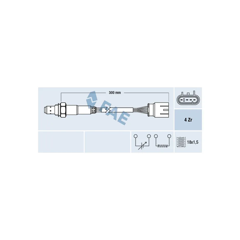 Sonde lambda FAE 77586