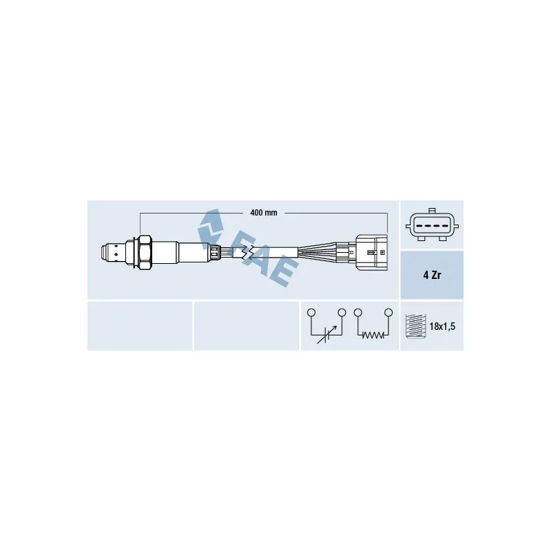 Sonde lambda FAE 77589
