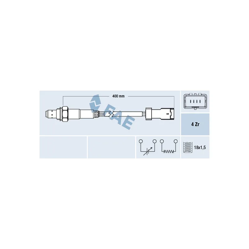 Sonde lambda FAE 77590