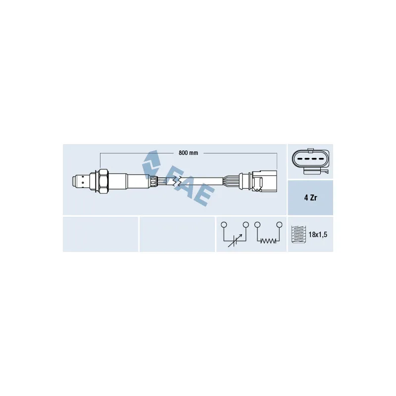 Sonde lambda FAE 77591