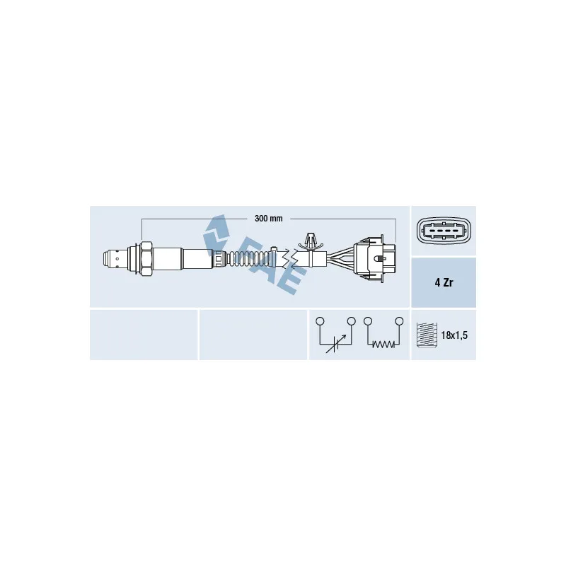 Sonde lambda FAE 77592