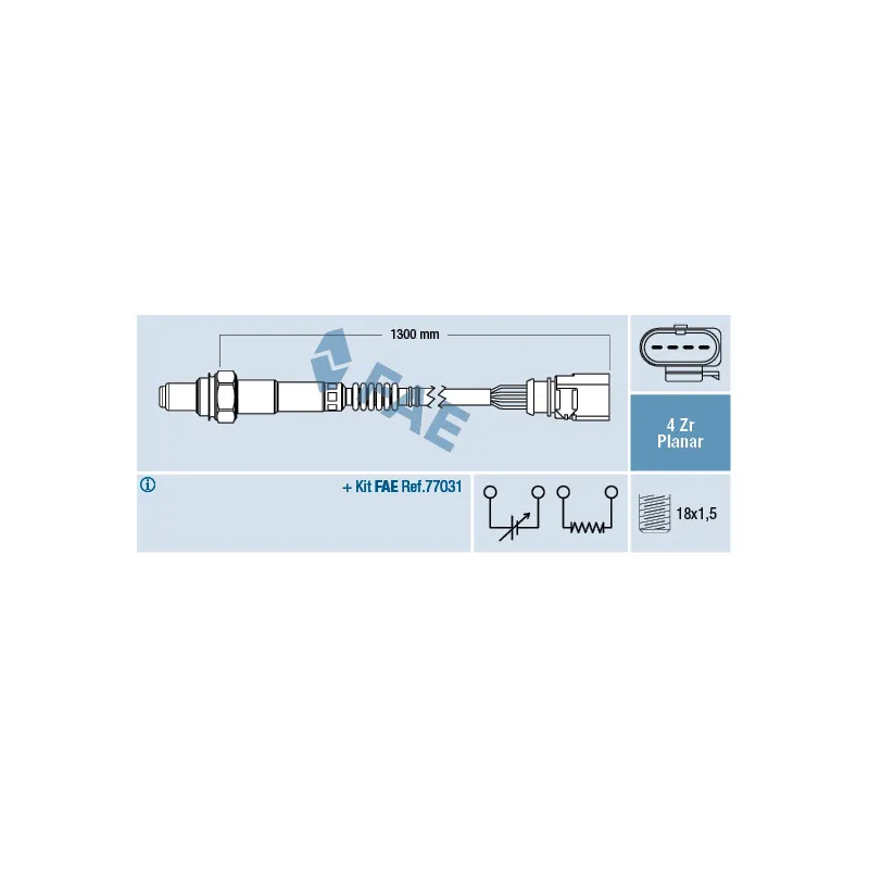 Sonde lambda FAE 77900