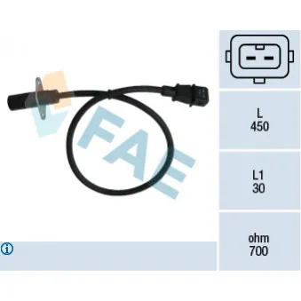 Palpeur de régime, gestion moteur FAE 79001