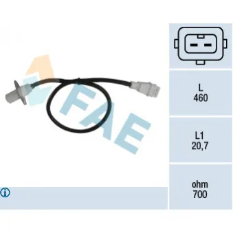 Palpeur de régime, gestion moteur FAE 79002