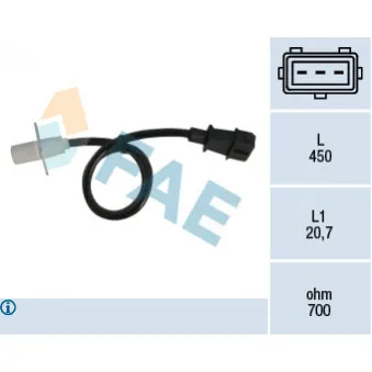 Palpeur de régime, gestion moteur FAE 79003