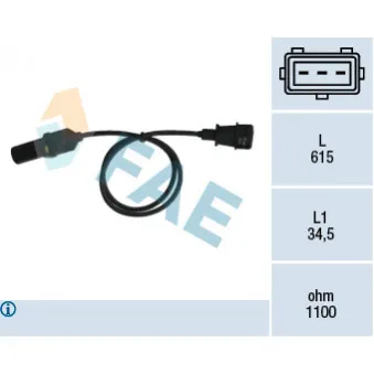 Palpeur de régime, gestion moteur FAE 79005