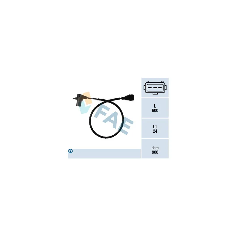 Capteur d'angle, vilebrequin FAE 79011