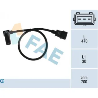 Palpeur de régime, gestion moteur FAE 79015