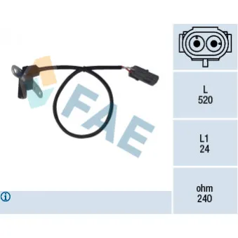 Générateur d'impulsions, volant moteur FAE 79024