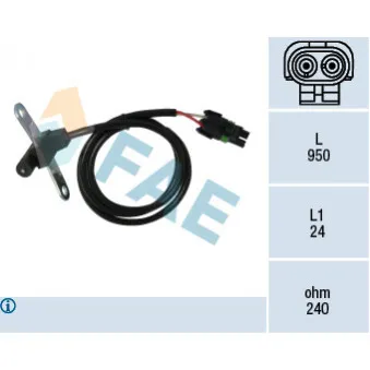 Générateur d'impulsions, volant moteur FAE 79026