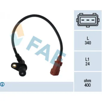 Générateur d'impulsions, volant moteur FAE 79034
