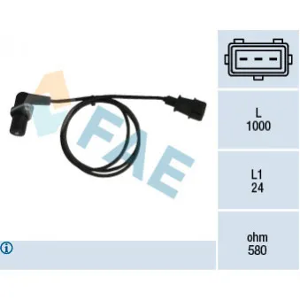 Capteur d'angle, vilebrequin FAE 79045