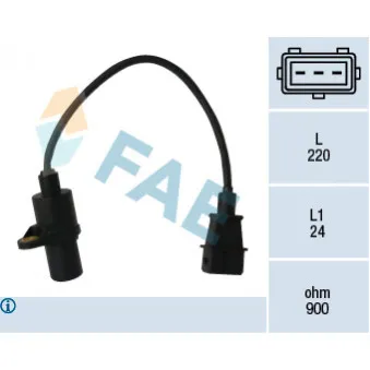 Palpeur de régime, gestion moteur FAE 79049